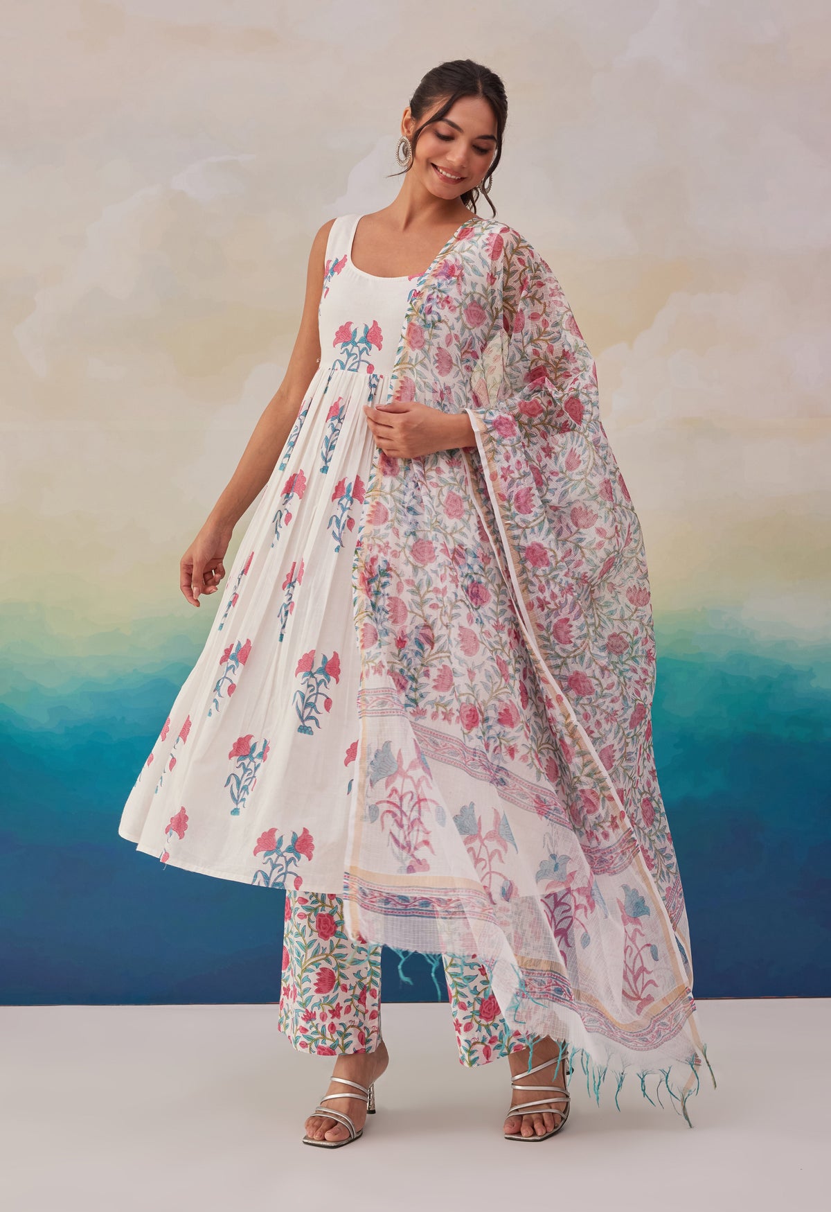 Samragi Pearl Pure Cotton Premium Suit Set