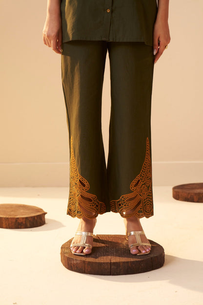 Tisca forest embroidery co-ord set