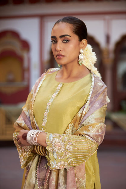 Mihika sand full work suit set