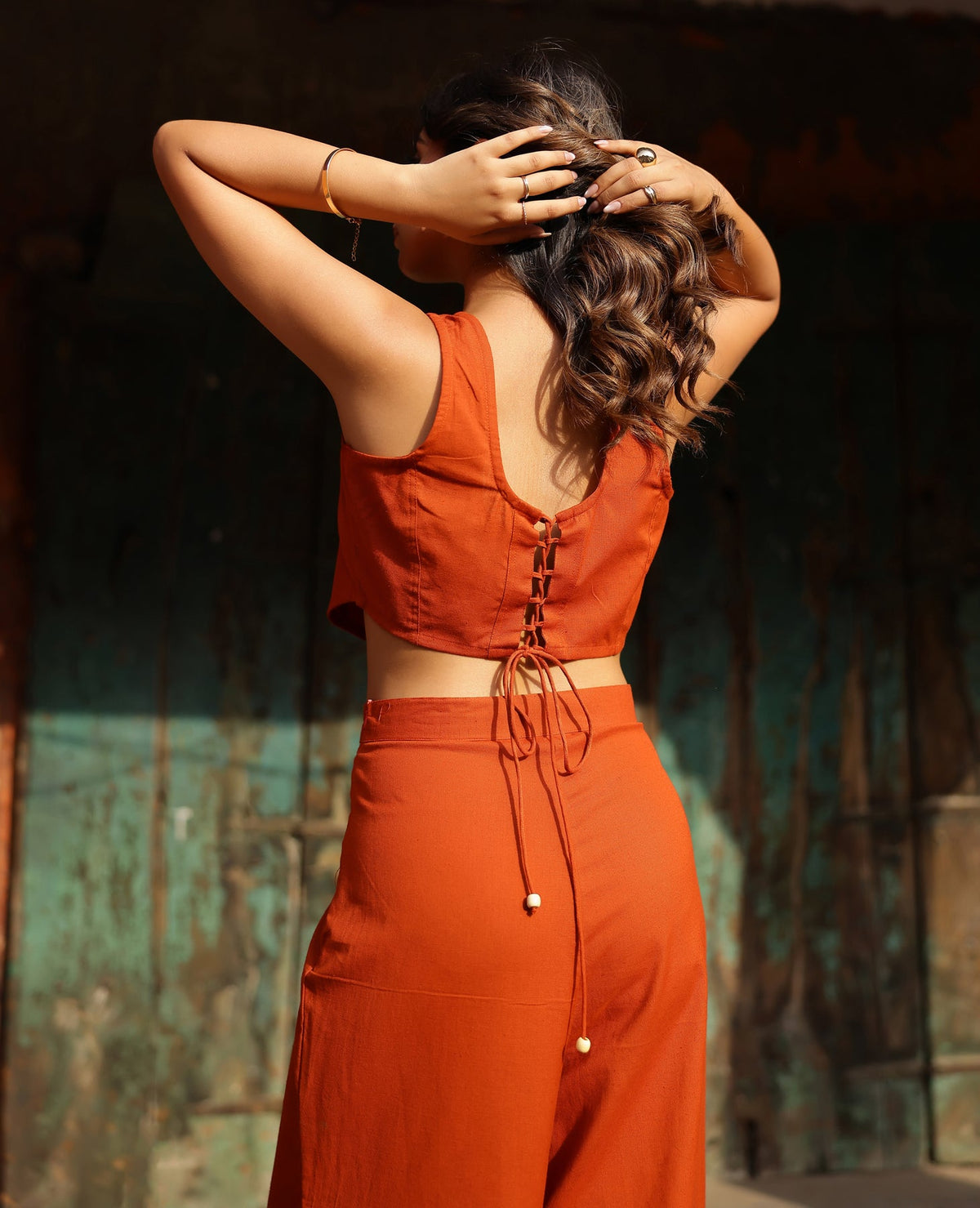 Petal Rust Orange Flex Coord Set