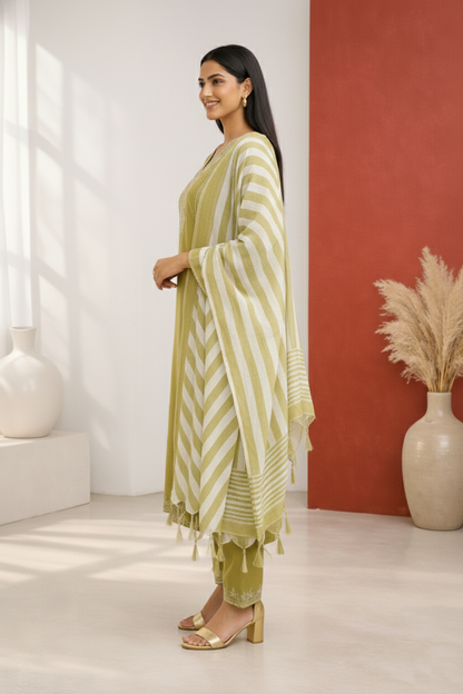 Molly Thyme Embroidered Suit Set