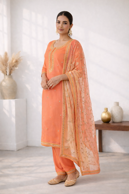 Anila Kesari Full Work Heavy Suit Set