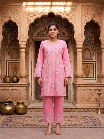 Ayat Punch Full Embroidery Lawn Co-ord Set