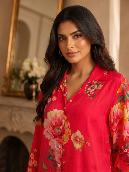 Tracy Imperial Floral Printed Co-ord Set