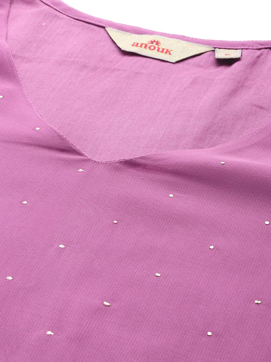 Dhiyona AN Printed Gotta Patti Kurta with Sharara & Dupatta