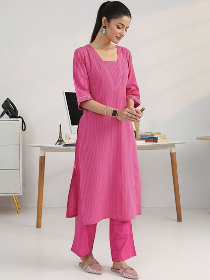 Women Regular Kurta with Salwar & With Dupatta