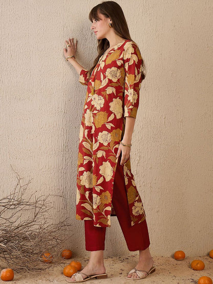 Dhiyona IE Women Floral Printed Kurta