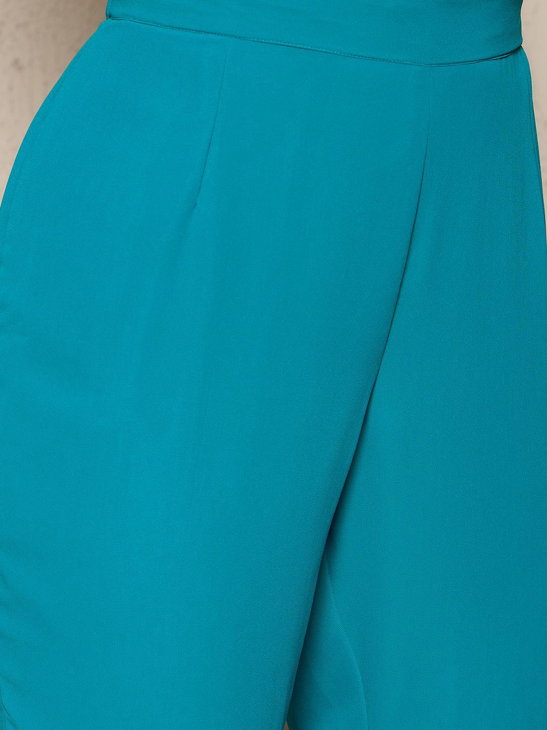 Dhiyona AN Sea Green & White Floral Embroidered Shoulder Straps Top with Sharara & Dupatta