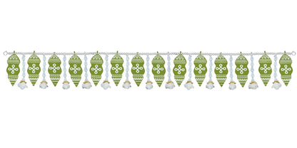 Toran for Main Door Entrance, Handmade Mango Leaf Toran, Traditional Bandarwal for Festival, Wedding & Home Decor, Artificial Leaf Door Hanging (42 x 6 Inches, Green)