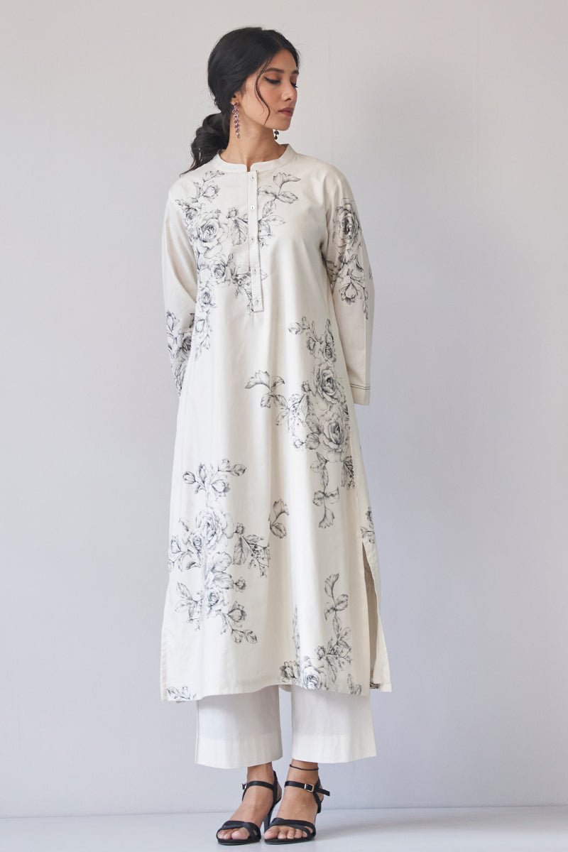 Women's Pristine Cotton Printed Salwar Suit