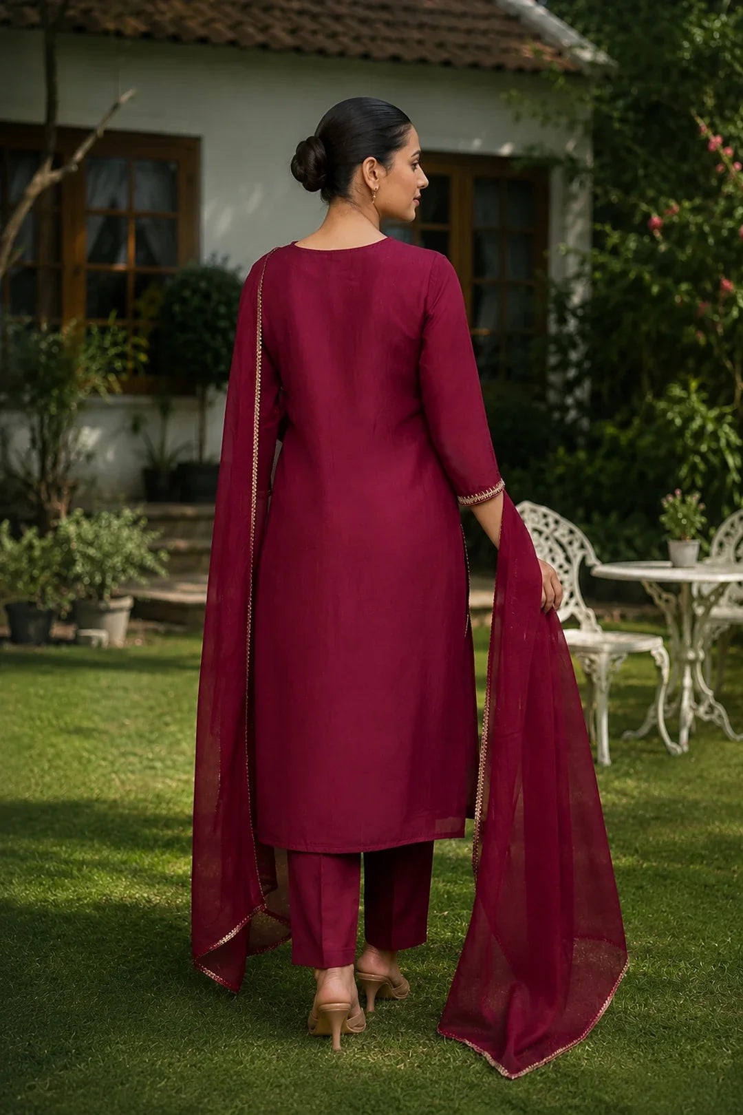Nayana Kurta-Pants & Dupatta Set