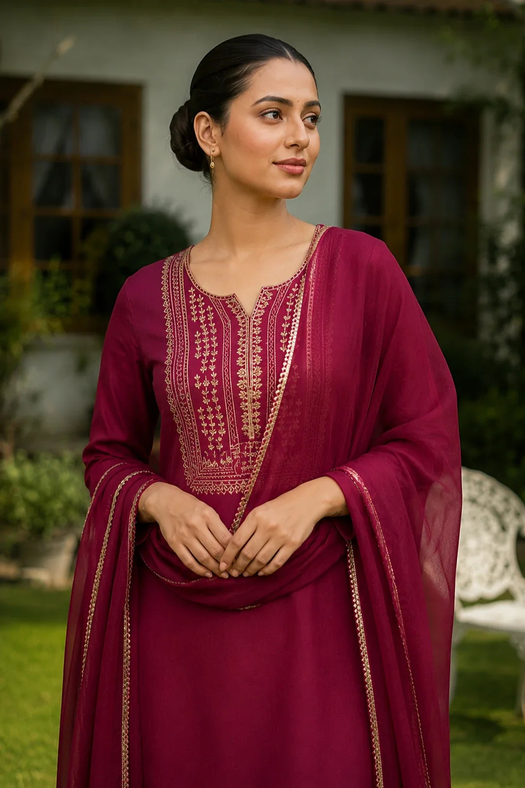 Nayana Kurta-Pants & Dupatta Set