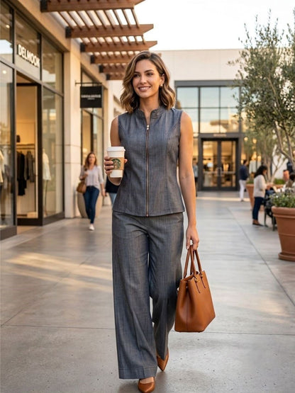 Prisha Earl Denim Co-ord Set