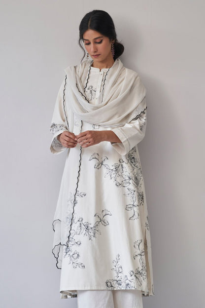 Women's Pristine Cotton Printed Salwar Suit