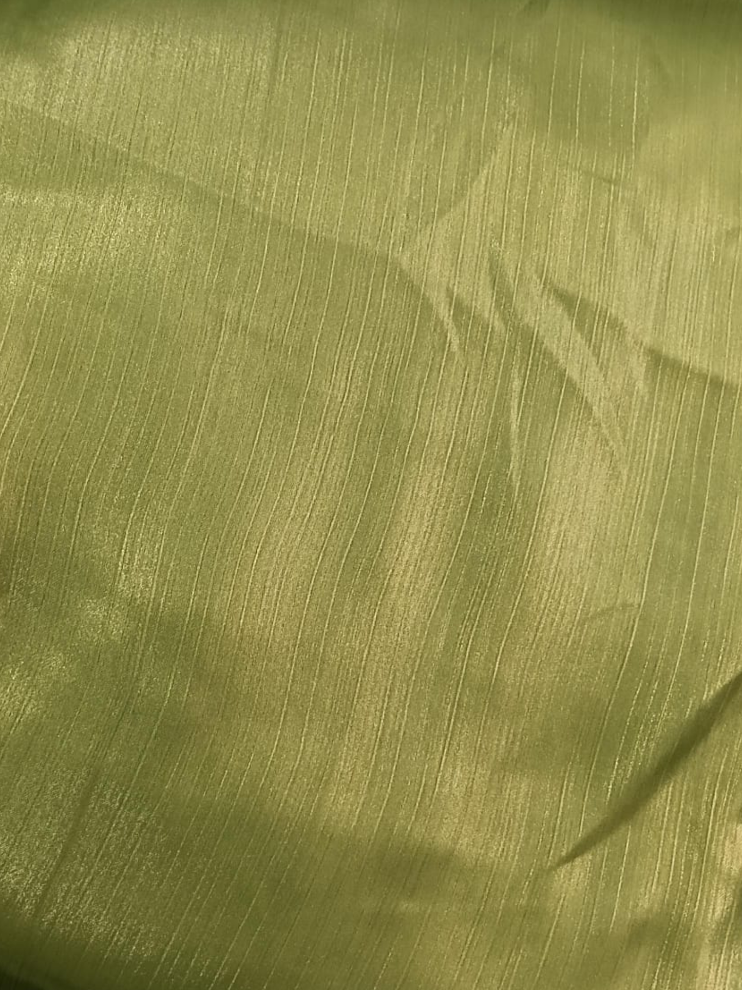 Dhiyona ST Henna Gold Chiffon Saree with Lace with Self Blouse Fabric