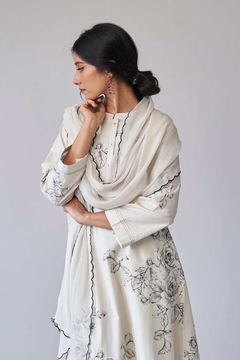 Women's Pristine Cotton Printed Salwar Suit