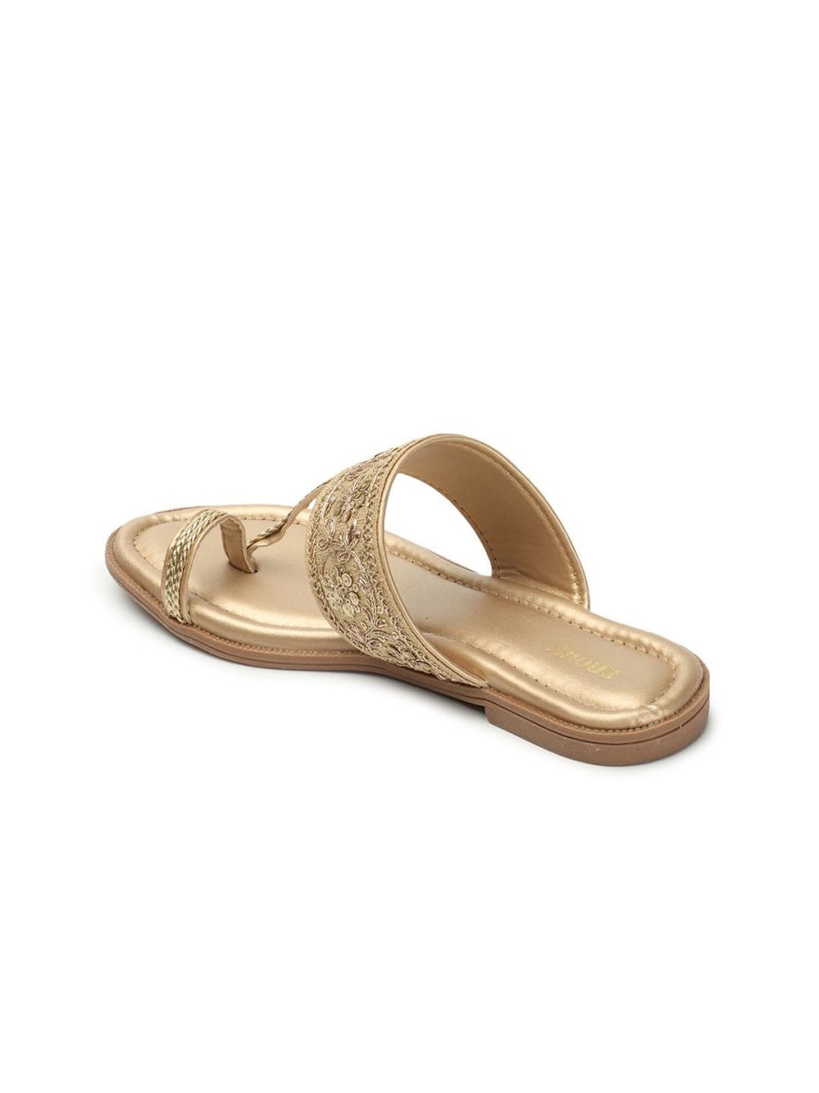 Dhiyona AK Ethnic Embellished One Toe Flats
