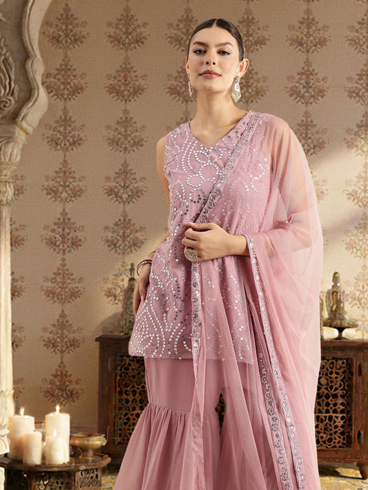 Dhiyona HOP Embroidered Sequinned Jashn Kurta Set