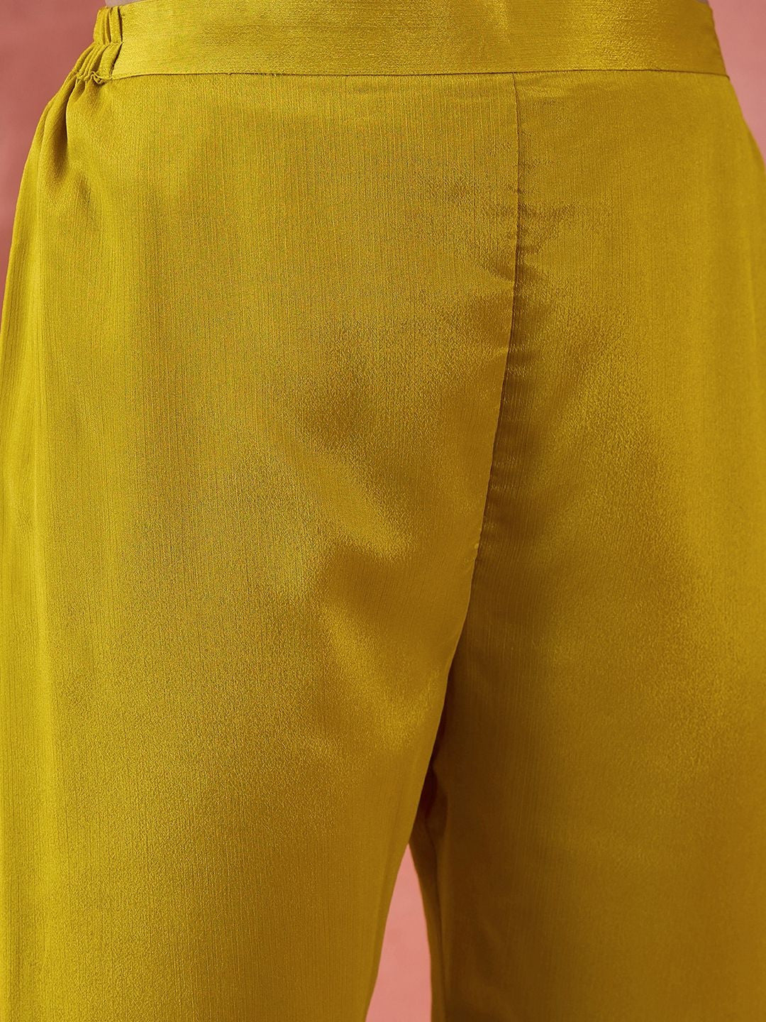 Women Floral Embroidered Regular Sequinned Kurta with Trousers & With Dupatta