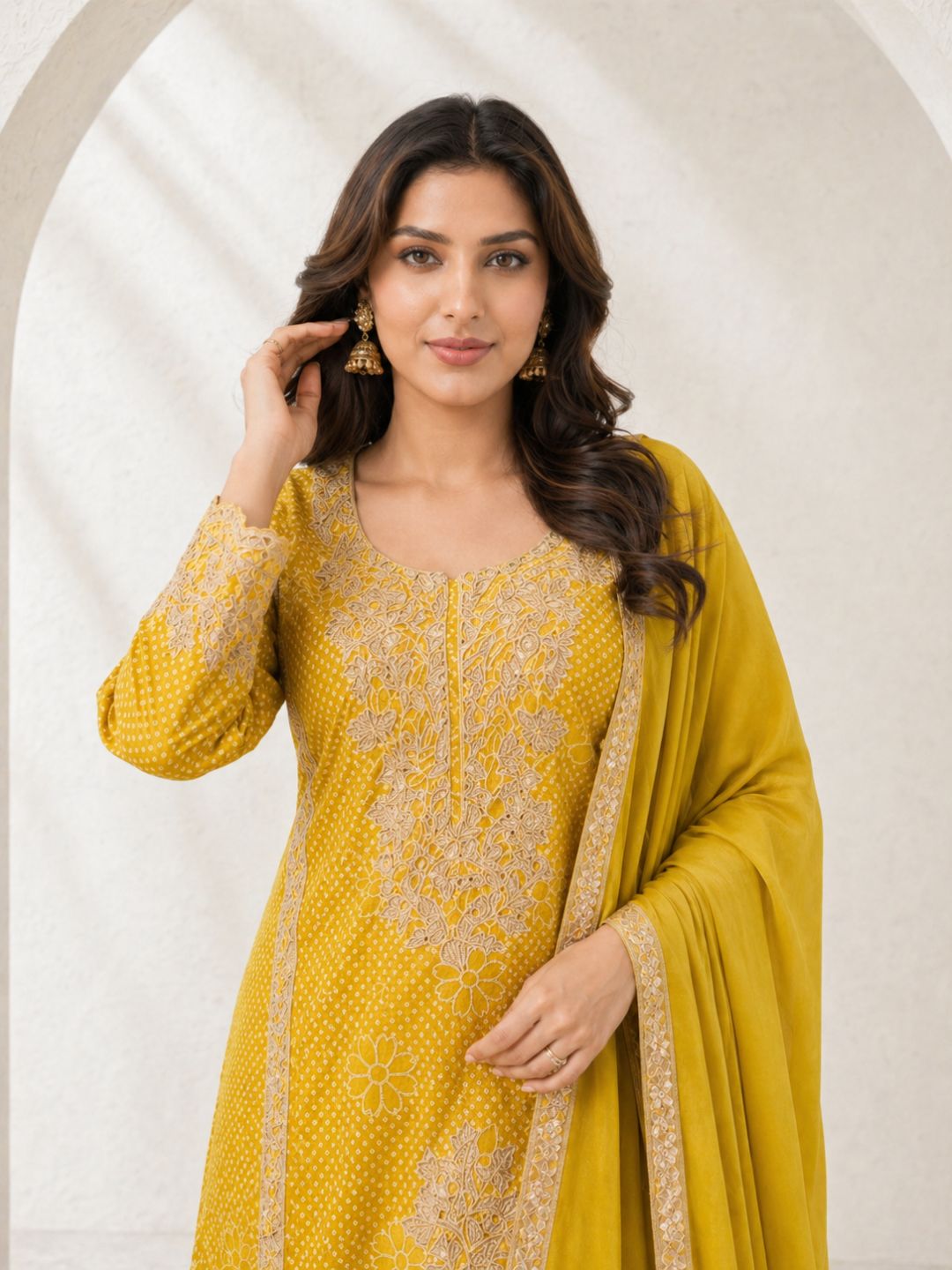 Zarkash Amber Full Work Suit Set