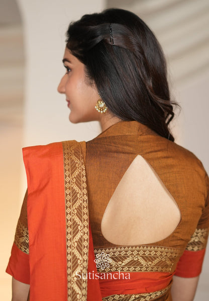 Dhiyona SS The Weaver's Touch: Pure Bengal Cotton Saree with Timeless Appeal