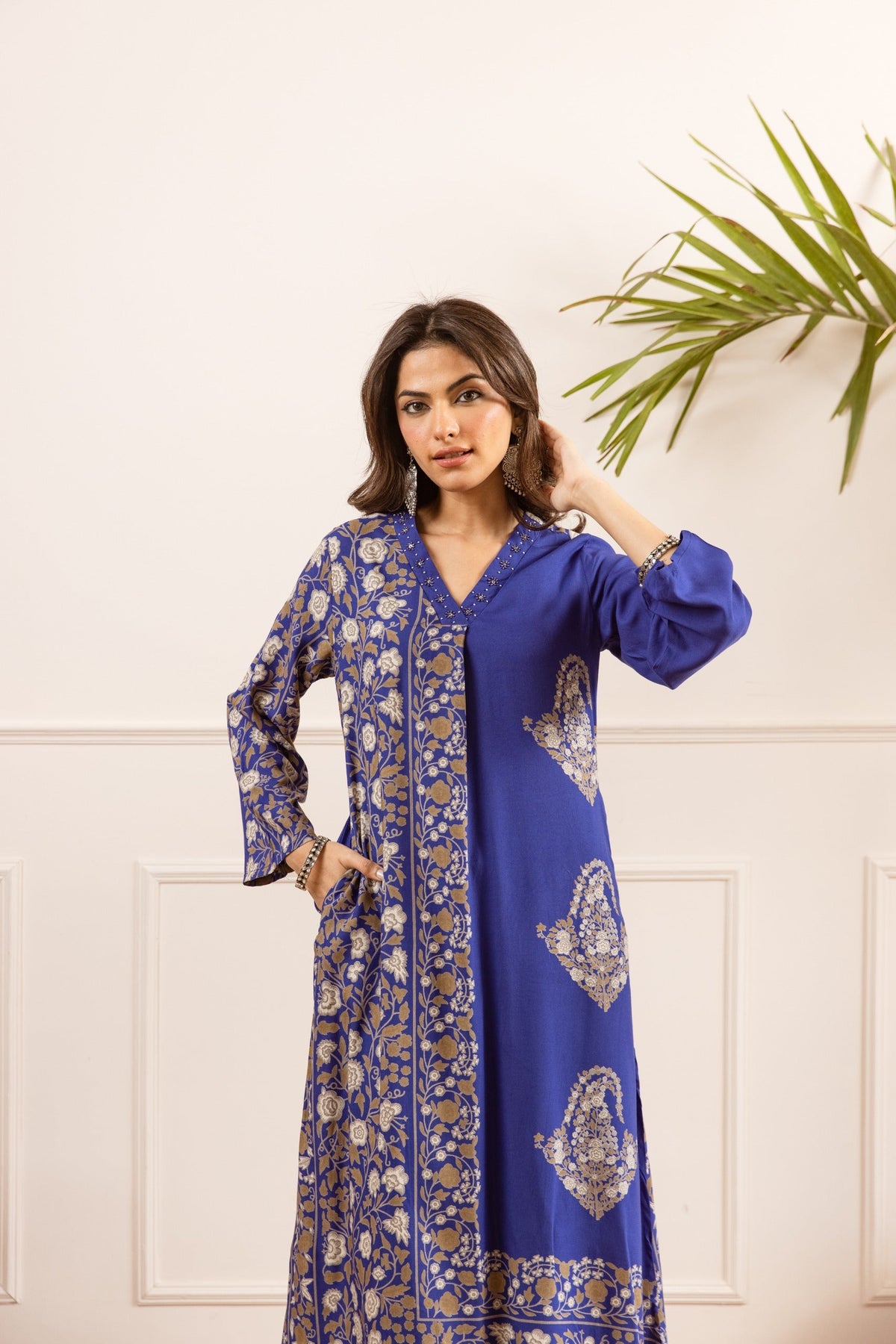 Karen Twilight printed cotton Kurta pant set