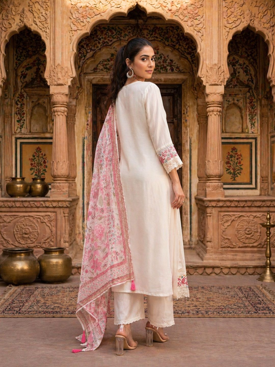 Nadira Misri Embroidered Lawn Suit Set