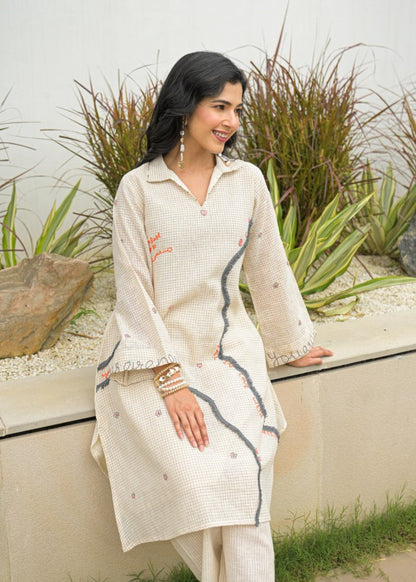 Tatva parch cotton kurta pant set
