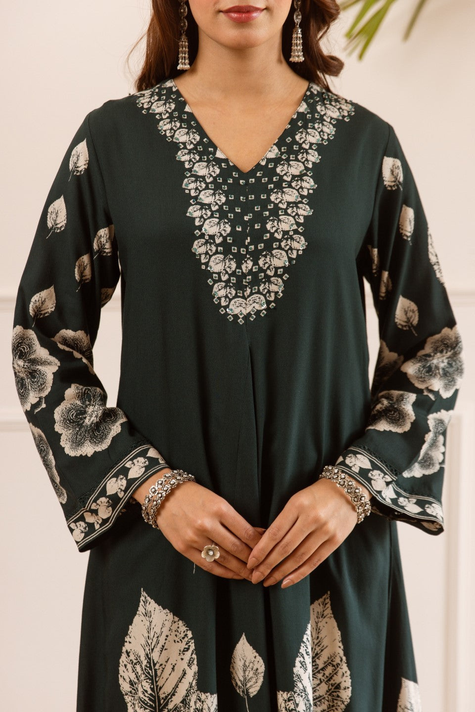Karen pacific printed cotton kurta pant set