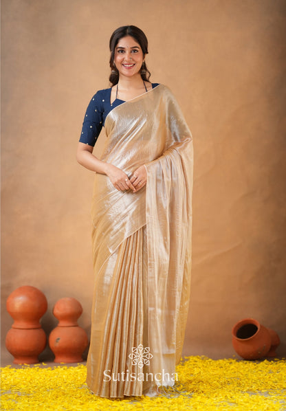 Dhiyona SS Ivory Gold Horizon – Flowing with Regal Charm