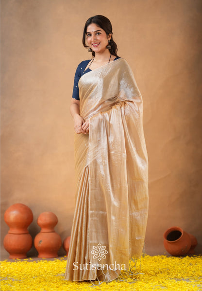 Dhiyona SS Ivory Gold Horizon – Flowing with Regal Charm
