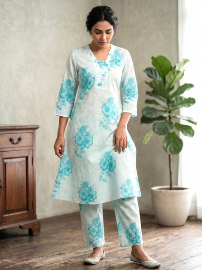 Vanya Turq Cotton Co-ord Set