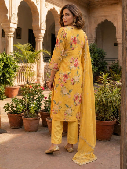 Mahi Amber work premium Suit Set