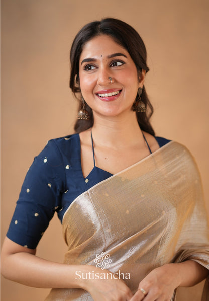 Dhiyona SS Ivory Gold Horizon – Flowing with Regal Charm
