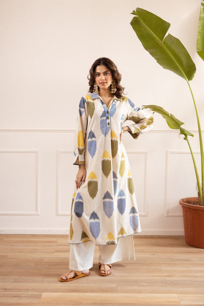 Karen carol cotton kurta pant set
