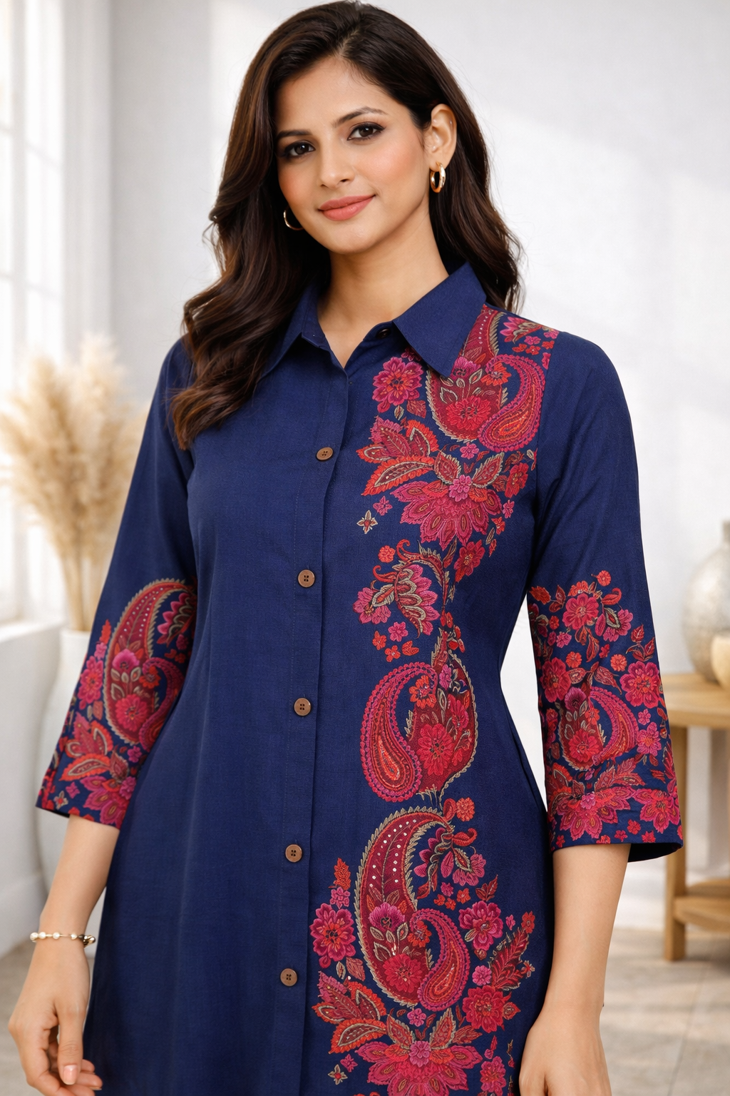 Reet Indigo Paisley Co-ord Set