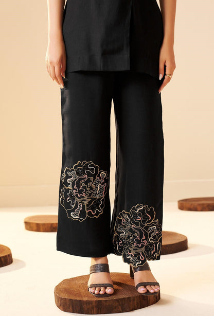 Tisca pitch Embroidery Co-ord set