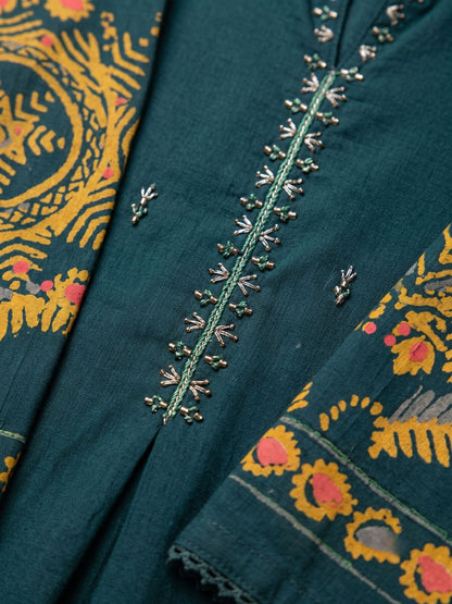 Karen marine printed kurta pant set