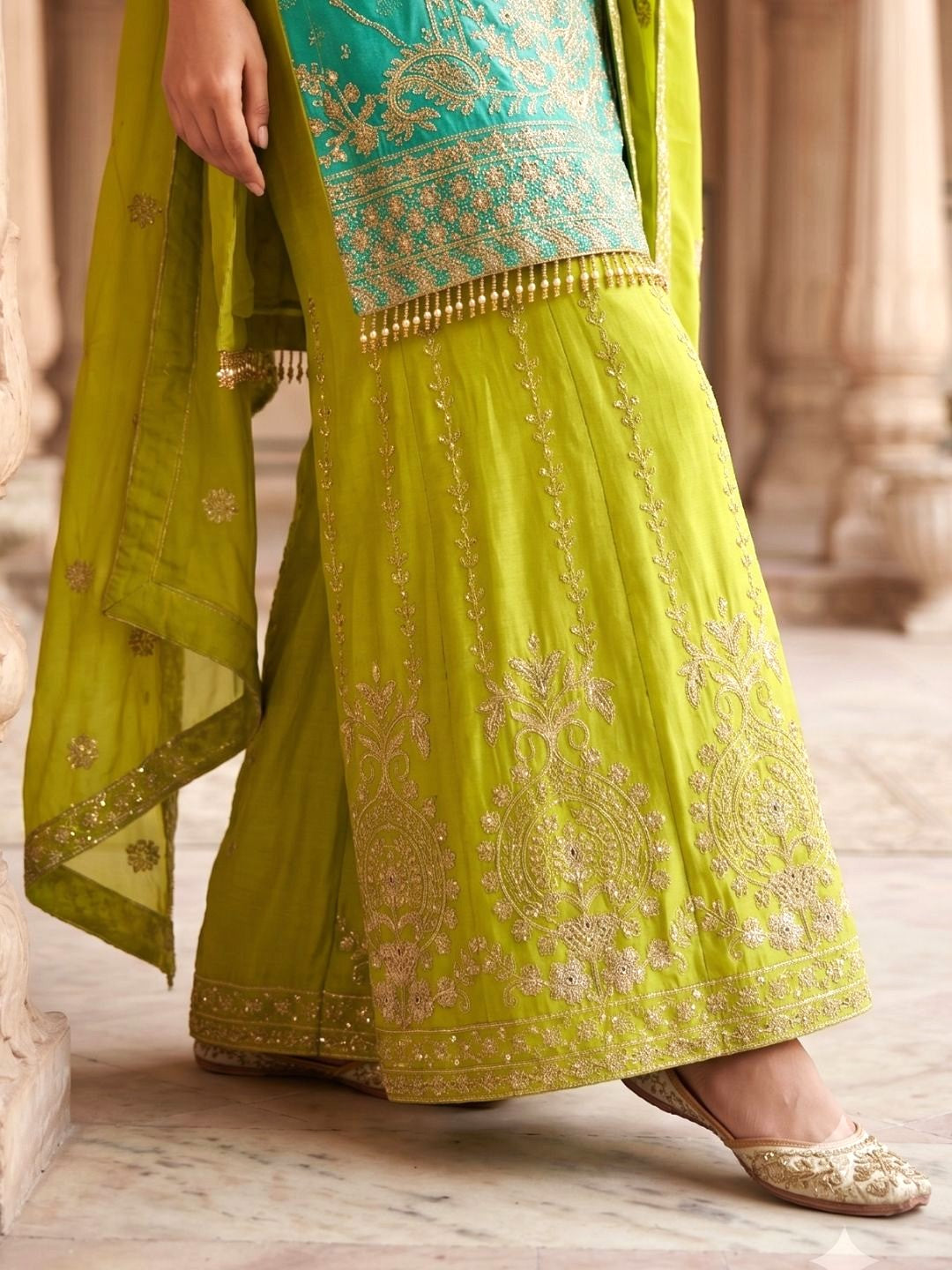 Chaitali Hariyali Full Work Suit Set