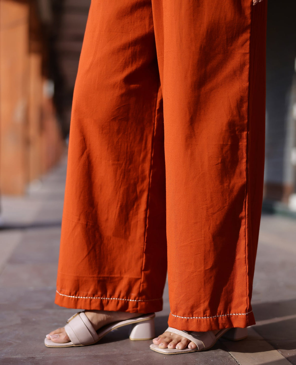Petal Rust Orange Flex Coord Set