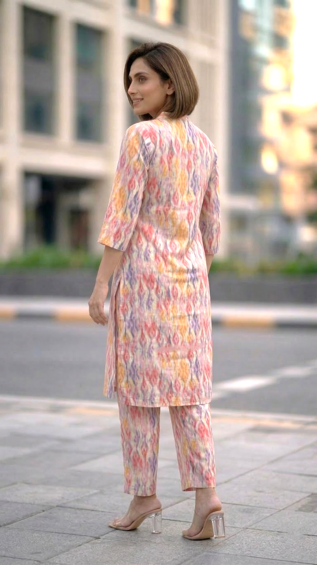 Bindiya Candy Linen Kurta Pant set