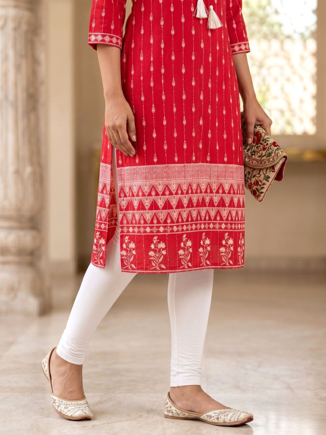 UMA CANDY PRINTED COTTON KURTI