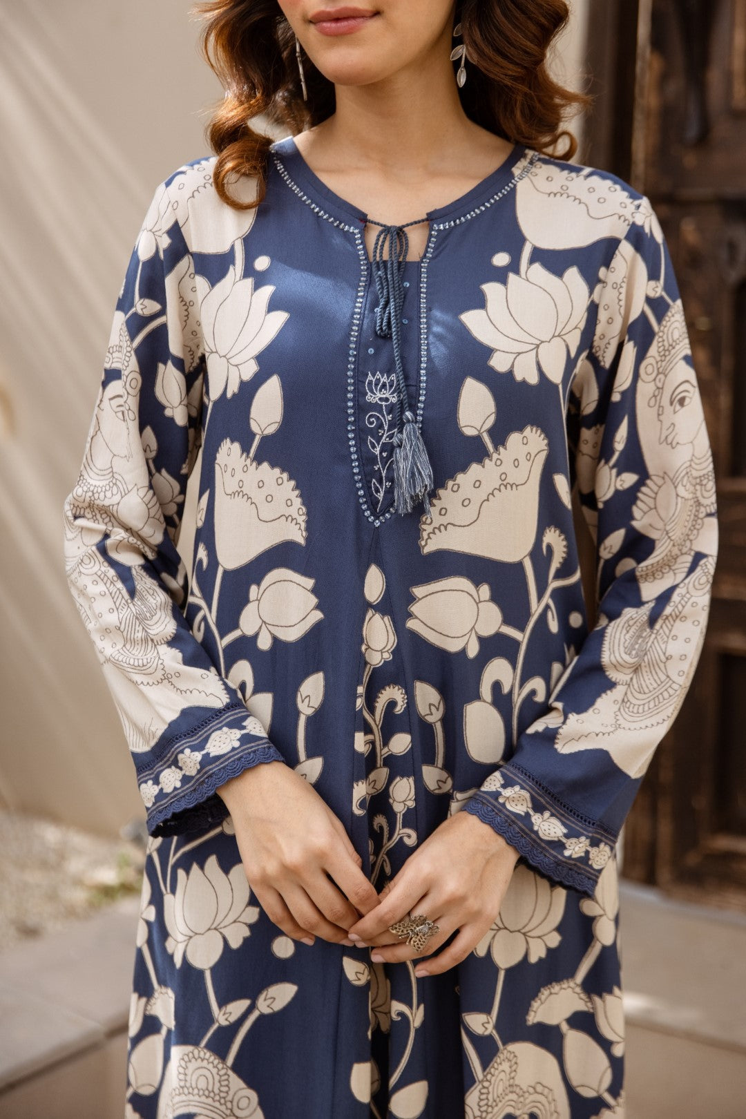 Karen dodger printed kurta pant set