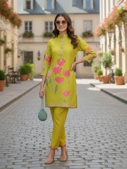 Palash Cadmium Premium Co-ord Set