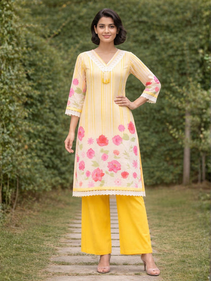 Punita Amber Cotton Suit Set