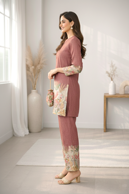 Reet Clay Printed Co-ord Set