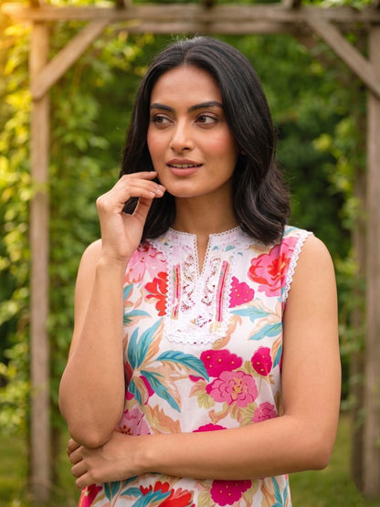 Tashvika Vibrant Cotton Co-ord Set