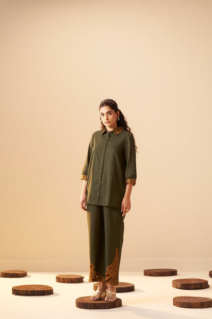 Tisca forest embroidery co-ord set