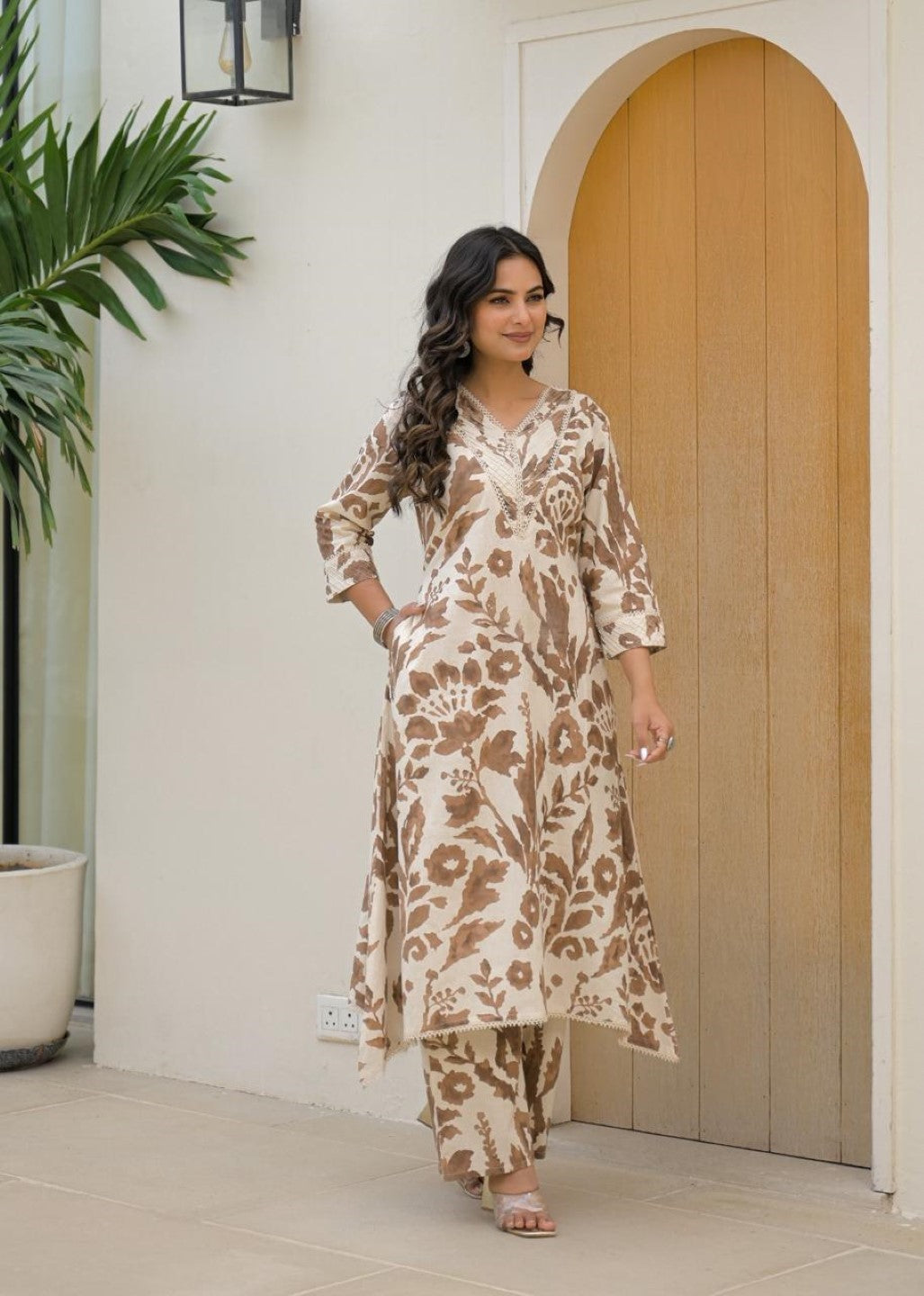 Mayri Tuscan printed co-ord set