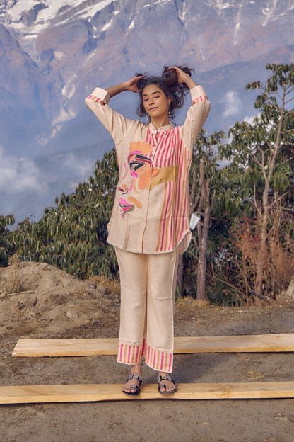 Wespret Tuscan printed co-ord set